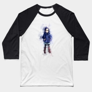 Laid Back Camp - Chiaki *Watercolor* Baseball T-Shirt